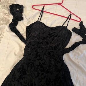 Free People Intimate Black Lace Dress